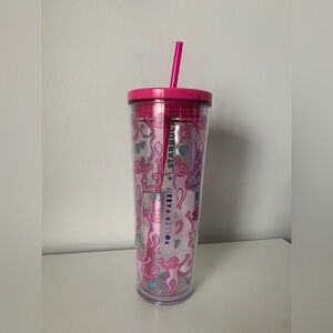 Starbucks Roller Rabbit Lovely Monkey Pink Plastic Limited Edition
